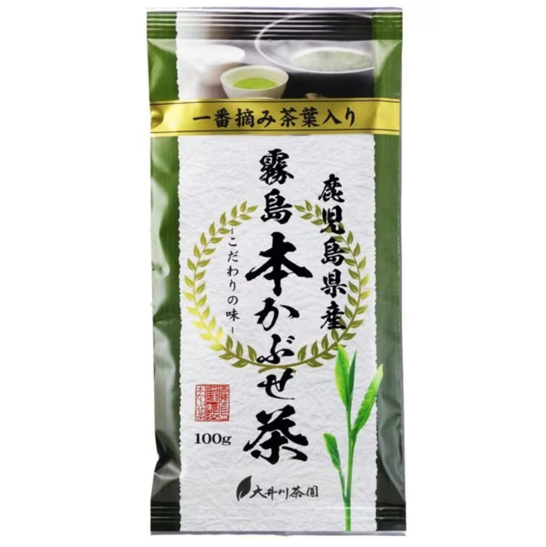 Oigawa Tea Garden Kirishima Honkabusecha Midori 100g - NihonMura