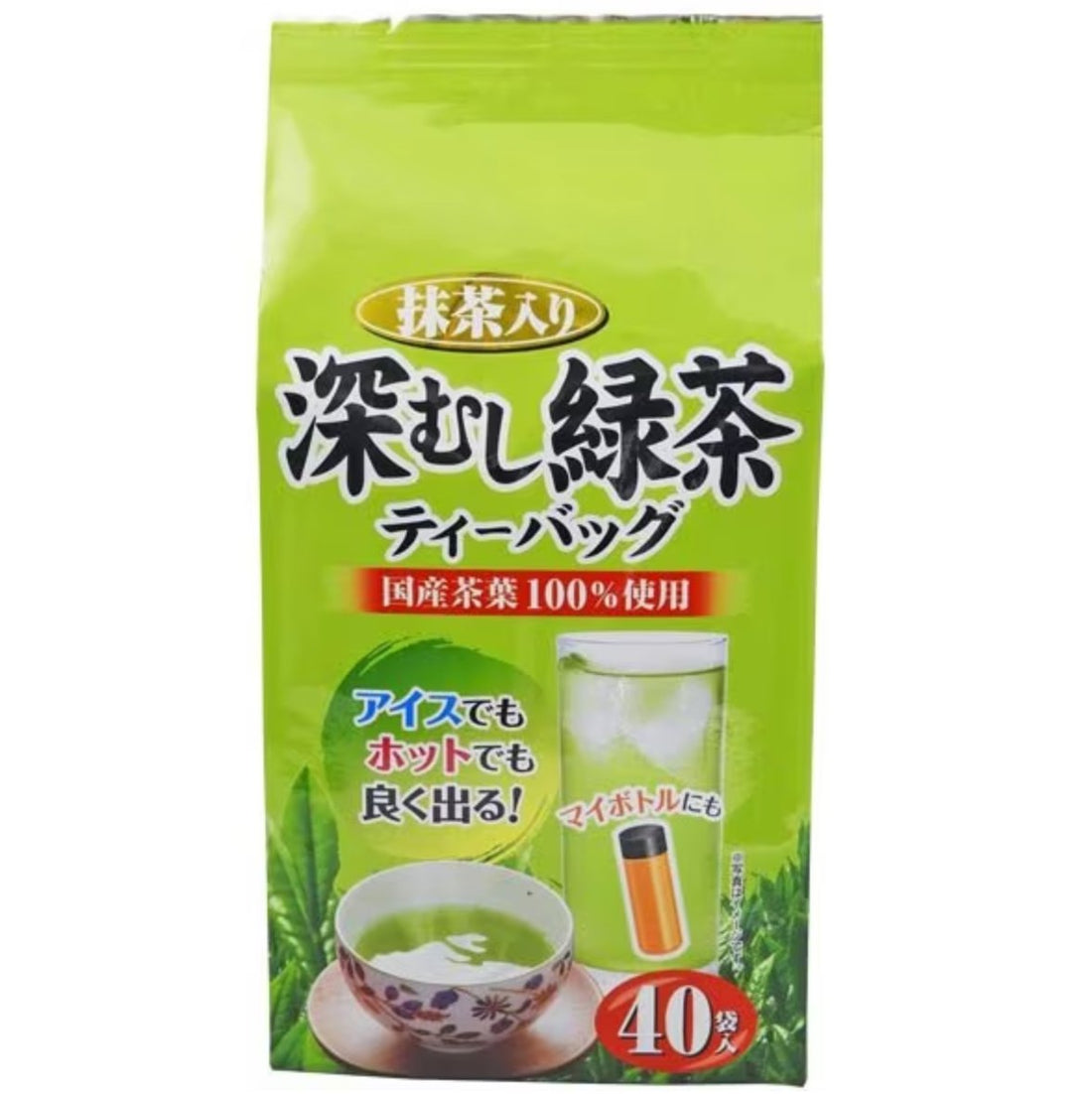 Oigawa Tea Garden Matcha Deep Steamed Green Tea Tea Bag 40P - NihonMura