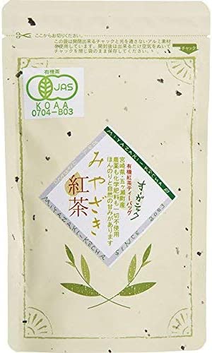 Organic JAS-Certified, Pesticide-Free Cultivation, Organic Black Tea Tea Bag 2g x 30 Pieces by Miyazaki Teahouse - NihonMura