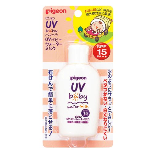 Pigeon Baby UV Water Milk SPF 15 PA ++ - 60g - NihonMura