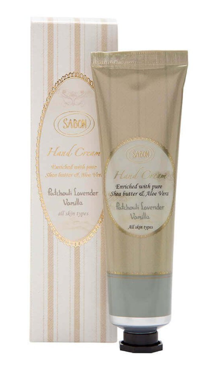 SABON Hand Cream Patchouli Lavender Vanilla (50mL) - NihonMura
