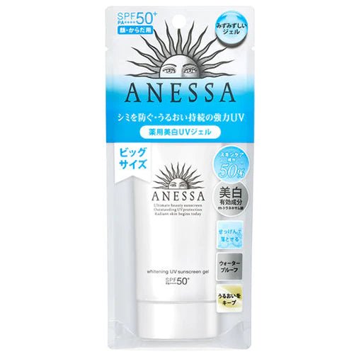 Shiseido Anessa Whitening UV Gel AA SPF50+/PA+++ 90g - NihonMura