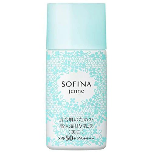Sofina Jenne Moisturizing UV Emulsion Whitening SPF50+/ PA++++30ml - NihonMura