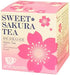 Sweet Sakura Tea Black Tea with Cherry Blossom & Leaf Tea Bags 2g x 10P x 4 Boxes - NihonMura