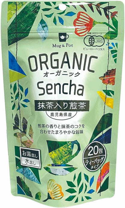 Tokyo Tea Trading Organic Matcha Sencha 20p x 4 Packs by Mug&amp;Pot - NihonMura