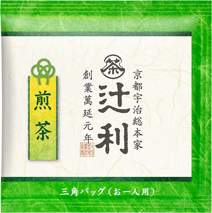 Triangular Green Tea Bags x 50P by Tsujiri - NihonMura