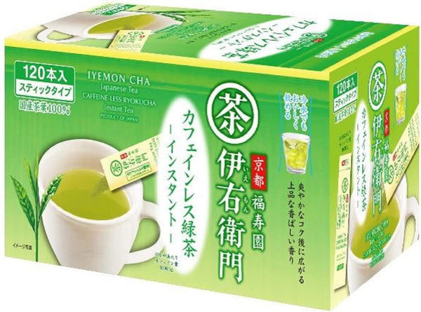 Uji Dew Iyemon Cha Japanese Tea Caffeine less Ryokucha Instant